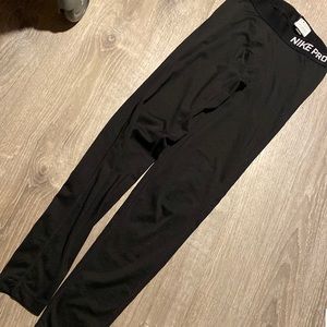 Nike pro compression workout pants Small